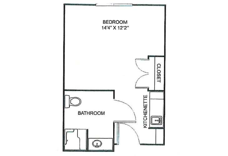 Oak floor plan